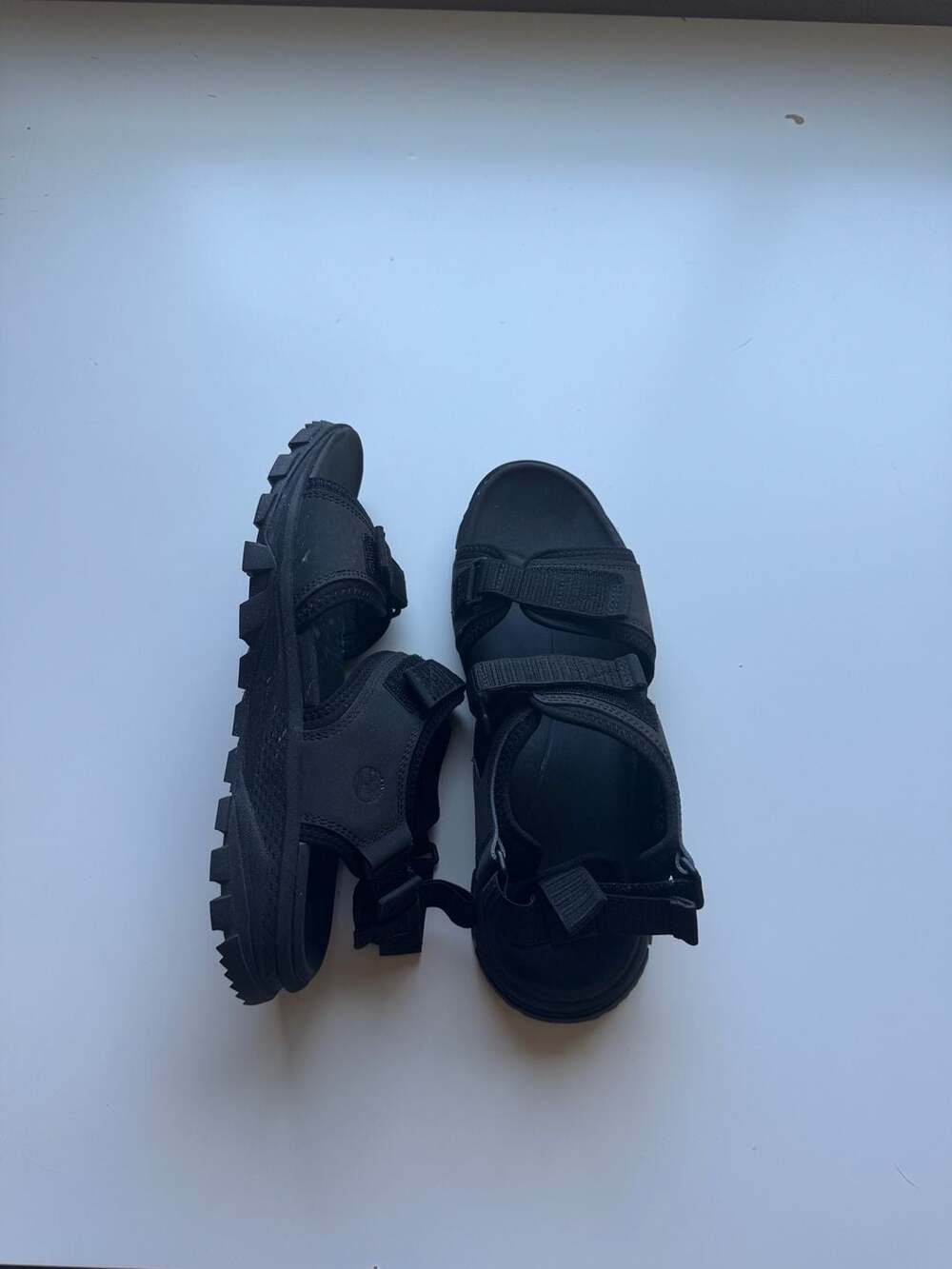 Woman’s Timberland Sandals Size 9 Black Webbing Strap Outdoor Sport